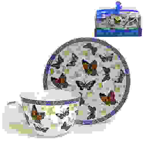 Набор чайный 2 пр. ПОЛЕТ БАБОЧЕК 250 мл под.уп. 545774