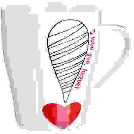 Кружка 340мл I LOVE YOU LR в под/упак (х48)