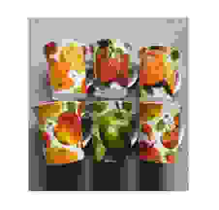 Кружка \"Фрукты-ягоды\" 330 мл (6 диз.микс)