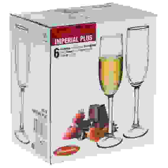 Набор фужеров 6шт. шамп. 155мл./4/144 44819 Imperial Plus\&quot;