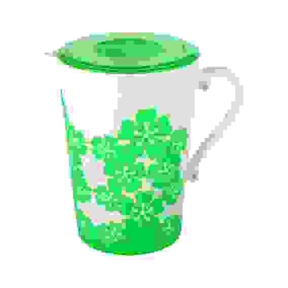 Кувшин \"Камелия\" 2,2л. с крышкой (зелёный)(уп.18)