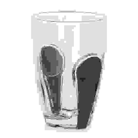 Стакан с серым пласт. держателем (v=260мл) SL 41632 SL/Серый Snap\"