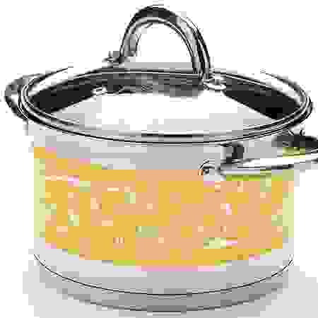 Кастрюля 2,8л 18см с/кр &quot;Цветок&quot; МВ