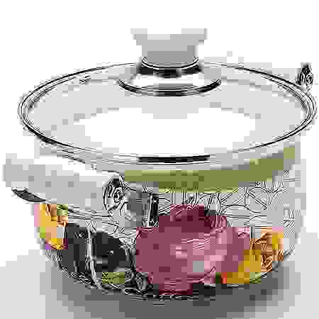 Кастрюля тяжелая 1,9л с/кр ЭМАЛЬ МВ (х4) 22945