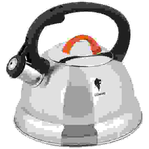 Чайник из нерж.стали со свистком Freundlich-3001QS, объем - 2,3 л, капс. дно, аналог 002196