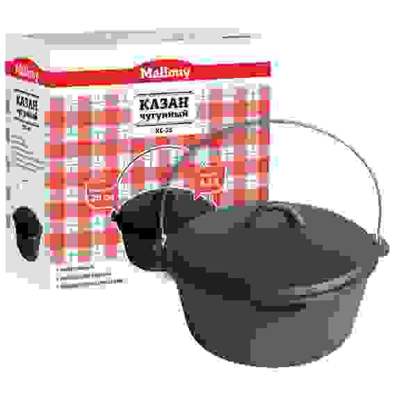 Казан чугунный диам. 25 см, 4,3 литра