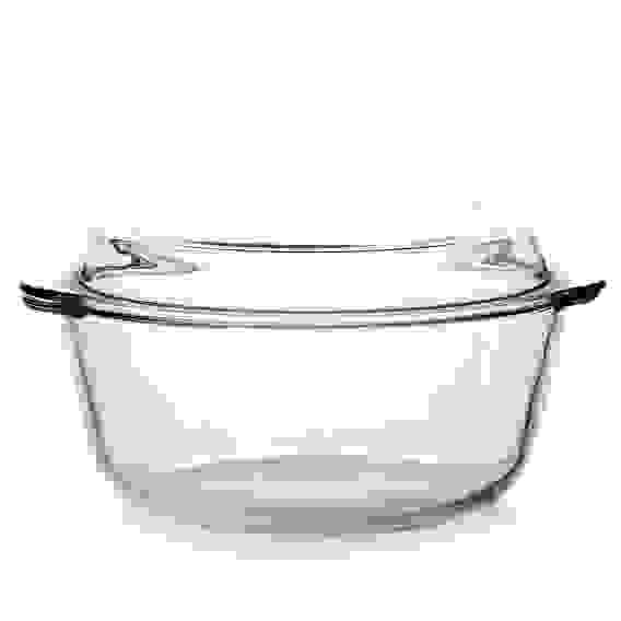 Borcam\"жаропрочная посуда круглая с крышкой 3150сс/4шт