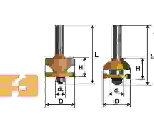 Набор фрез комбинированных рамочных Энкор