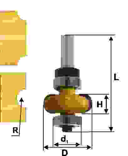 Фреза кромочная гальтельная Энкор 10695