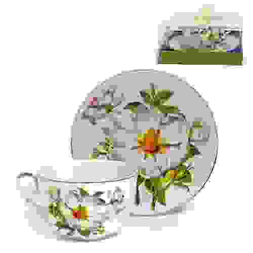 Набор чайный 2 пр. БЕЛЫЙ ШИПОВНИК 250 мл под.уп. 545780