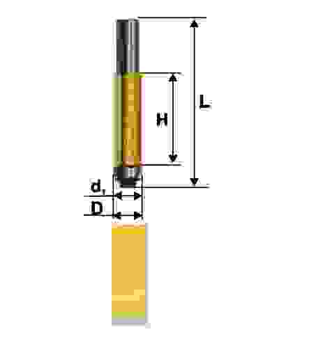 Фреза кромочная прямая Энкор 10529