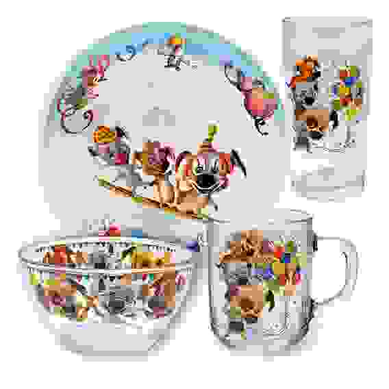 Набор посуды 4 пр., Озорная семейка в цирке 628060