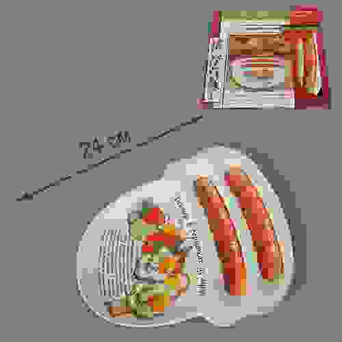 Тарелка ЯИЧНИЦА В ПЕРЦЕ 23,3*23 см цв.уп. 598076