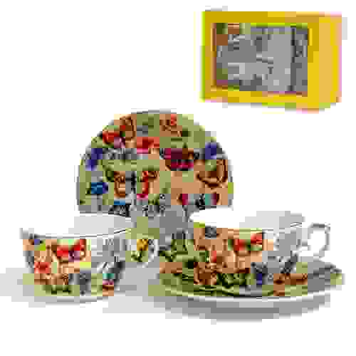 Набор чайный 4 пр. БАБОЧКИ И ВАСИЛЬКИ 250 мл под.уп. 545771