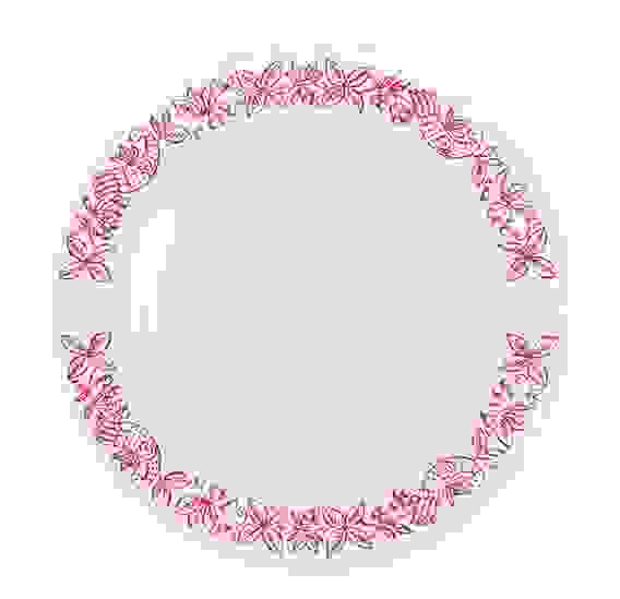 тарелка мелк 175 мм 057/7 (Хохлома)