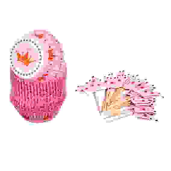 Набор для кексов (24формы d50мм h24мм, 24шпажки h70мм)