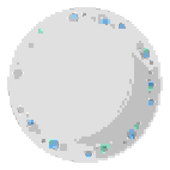 Миска малая синий горох 17,5см, 250мл, фаянс, 0159