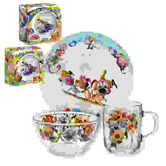 Набор посуды 3 пр., Озорная семейка в цирке 628059