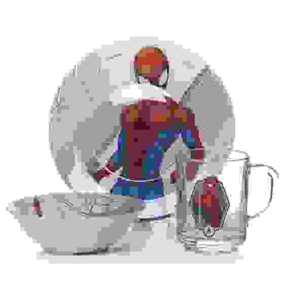 Набор детский 3 предмета Человек-паук" (55029D28790+10414D28798+10327D28792) 95827/Человек-паук