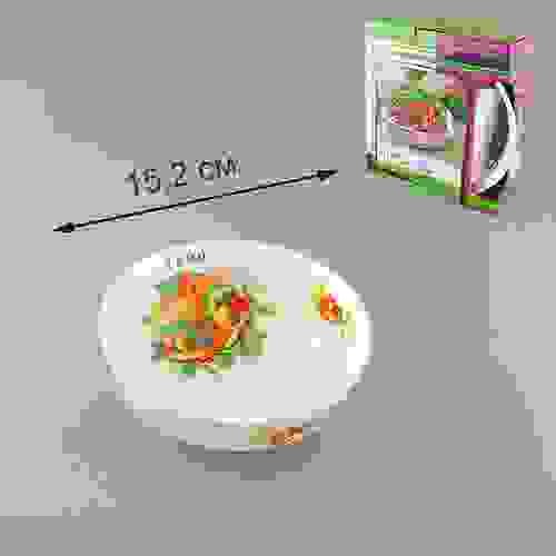 Салатник ЛЕЧО 15,2*15,2*6,1 см цв.уп. 598014