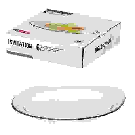 Набор 6-ти десертных тарелок (d-185мм) 10468/Бол Invitation"