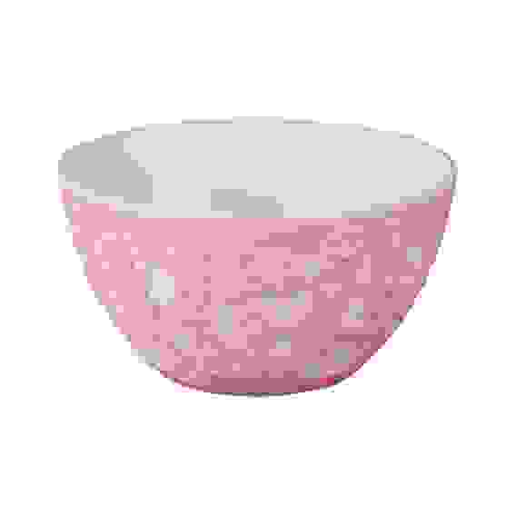 Салатник \"Дольче Вита\" 0,5л без кр.(кругл.)(бел-роз)(уп.20)