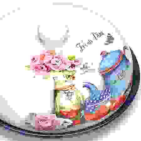 Блюдо для блинов 23,8х11см Натюрморт LR 26414