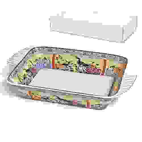 Салатник-шубница ПАВЛИН НА БЕЖЕВОМ 30,5 см бел.уп. 545793