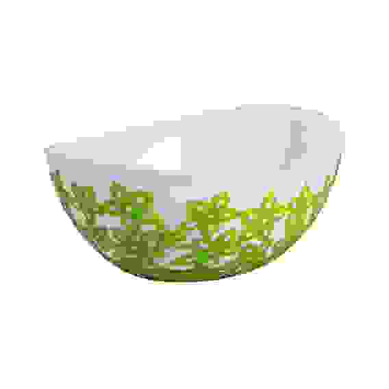 Салатник \&quot;Виктория\&quot; 2,8л. овальный(зел.)(уп.16)