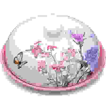 Блюдо для блинов 23 х11см &quot;Цветы&quot; LR