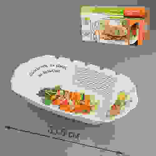 Блюдо для шашлыка ШАШЛЫЧОК ИЗ СЁМГИ НА ШПАЖКАХ 33,5*19,3*6,3 см цв.уп. 598042