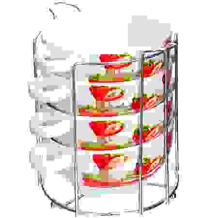 Набор пиал фарфор 5пр на подставке LR 28485