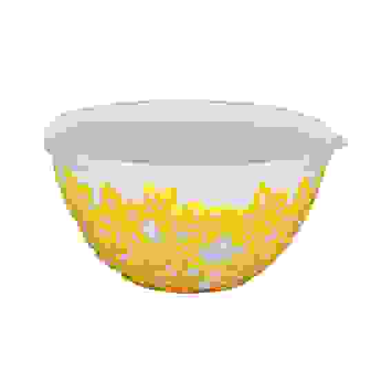 Салатник &quot;Виктория&quot; 0,5л. с крыш. (желт.)(уп.20)