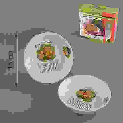 Набор блюд 2 шт. ОВОЩНОЕ СОТЕ 15*15*3,4 см цв.уп. 598049