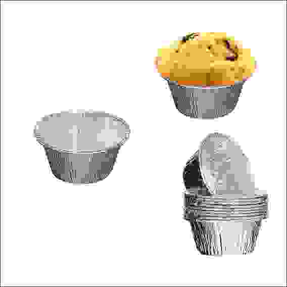 Формы д/маффинов однораз. Н-р 6шт. (алюминий) МО8-106