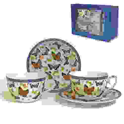 Набор чайный 4 пр. ПОЛЕТ БАБОЧЕК 250 мл под.уп. 545775