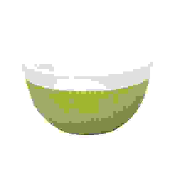 Салатник &quot;Меланж&quot; 0,5л с ободком (зеленый)(уп. 28)