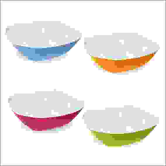 Салатник \&quot;Квадро\&quot; 2-х цв емк 1350 мл 4 цв МТ76-47