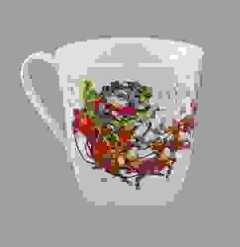 Кружка витая Дед Мороз 350 мл