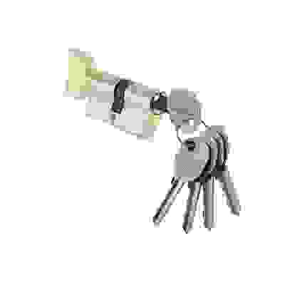 Цил. мех. простой ключ-верту NW70mm DAMX PB (Полированная латунь)