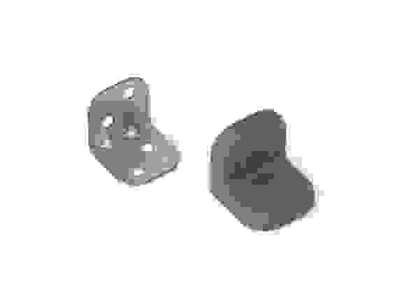 Уголок меб. 28х28*28 с декор. накладкой (4шт.) серый