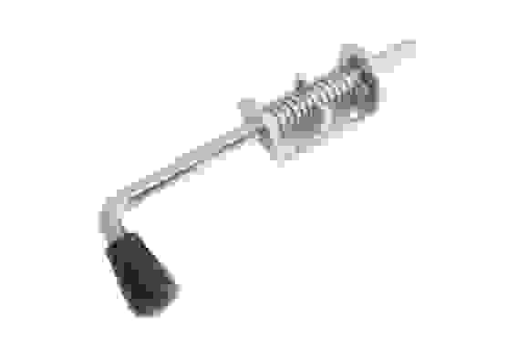 Засов пружинный (75) 230 мм черный