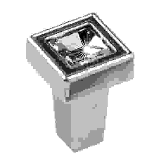 Ручка-кнопка FB-018 000 хром глянц./кристалы TS