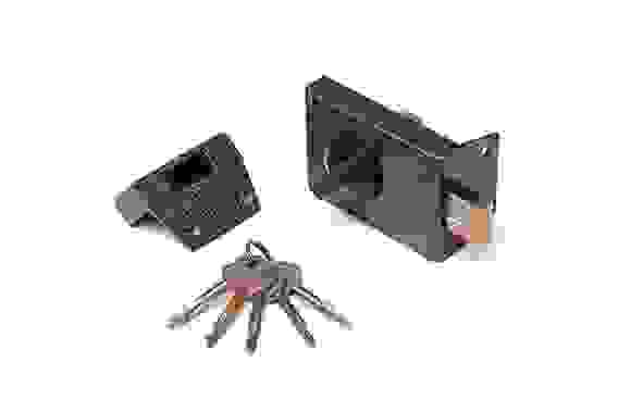 Замок накладной СТАЛЬФ ЗН-067 (крест.кл.)