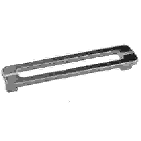 Ручка-скоба S-148 128 сатин светл./кромка-венге мат.