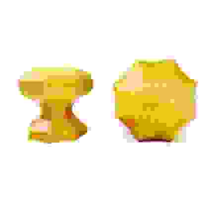 Ручка дверн. дер. /граненая/&quot;Лимон&quot; И.Ола