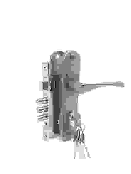 Замок врезной Зенит ЗВ7-60-01 (серебро)