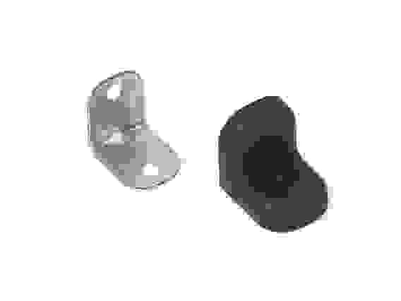 Уголок меб. 20х20 с декор. накладкой (4шт.) коричн.