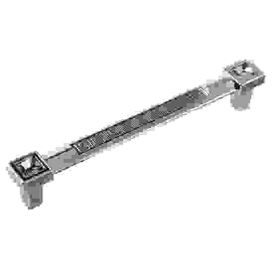 Ручка-скоба FS-125 128 хром глянц./кристалы TS