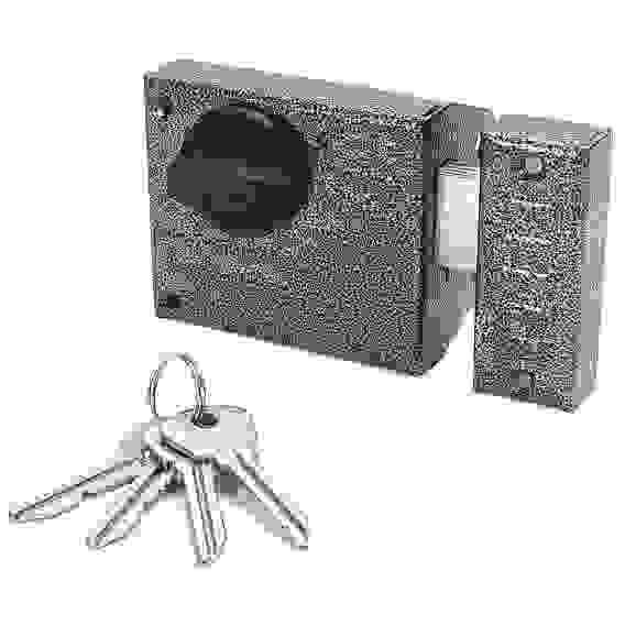 Замок накладной Зенит ЗН1-2.1 (серебро)